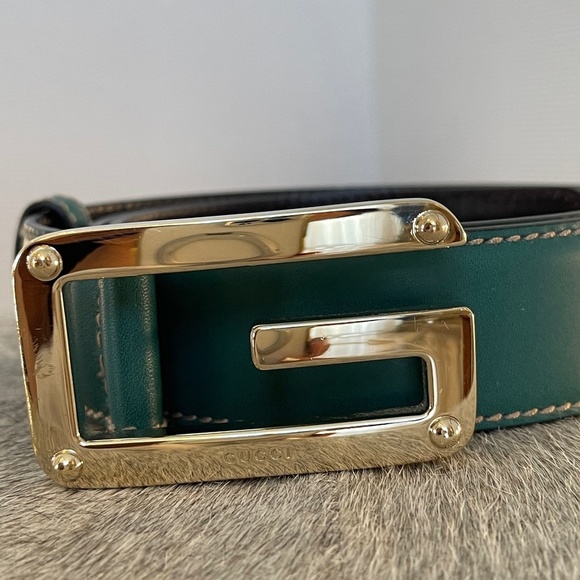 GUCCI LEATHER BELT - NEW SZ 90 CM - Picture 2 of 7